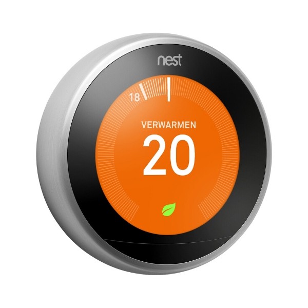 Nest Thermostaat zilver Eviot.nl